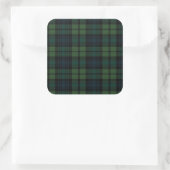 Tartan Fabric Square Stickers (Tas)