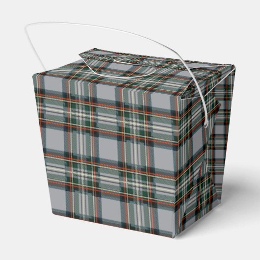 Tartan Favor Box with Custom Hand-Drawn Note Bedankdoosjes (Achterkant)