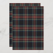 Tartan Flat Holiday Kaart (Voorkant / Achterkant)