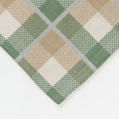 Tartan Fleece Deken (Hoek)