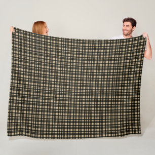 Tartan fleece deken