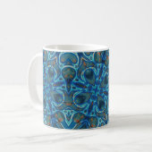 Tartan Flower Koffiemok (Voorkant links)