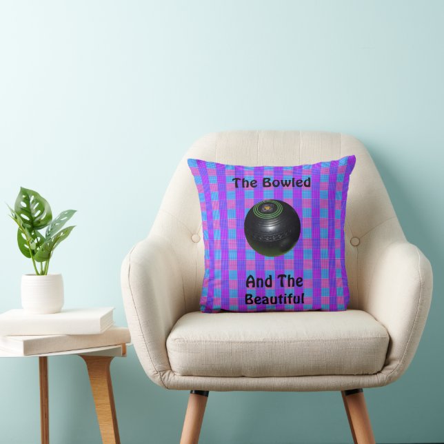 Tartan gazon kommen gebowld mooi ontwerp, kussen (Stoel)