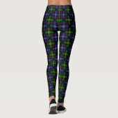 Tartan gekleurde kruisingen leggings (Achterkant)
