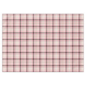 Tartan Geplakt in roze, perzikkleurig, zwart-wit Tafelkleed (Voorkant (Horizontaal))