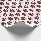 Tartan geplakte verf cadeaupapier (Hoek)