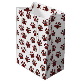 Tartan geplakte verf medium cadeauzakje