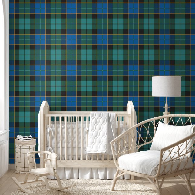 Tartan - geruite patroon 1 behang (Kinderen)
