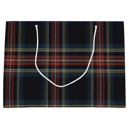 Tartan Gift Bag - Groot Groot Cadeauzakje (Voorkant)