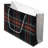Tartan Gift Bag - Groot Groot Cadeauzakje (Voorkant Gekanteld)