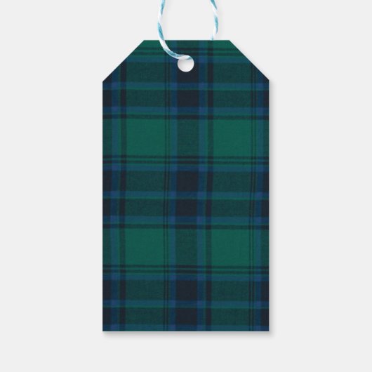 Tartan Gift Label Cadeaulabel (Achterkant)
