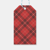 Tartan Gift label Cadeaulabel (Achterkant)