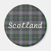 Tartan Gift Magnet - Souvenir of Scotland (Voorkant)