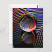 Tartan Glass Ball Briefkaart (Voorkant / Achterkant)