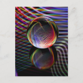 Tartan Glass Ball Briefkaart