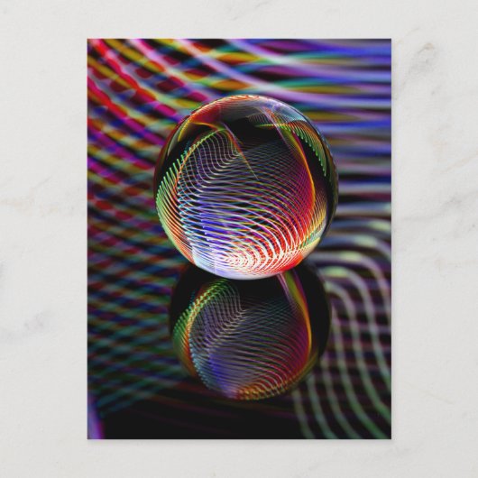 Tartan Glass Ball Briefkaart (Voorkant)