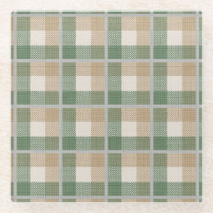 Tartan Glazen Onderzetter