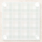 Tartan Glazen Onderzetter (Achterkant)