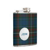 Tartan Golf Fles met Monogram Clan MacConnell Plai Heupfles (Rechts)