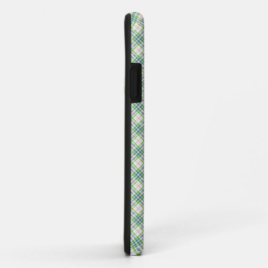 Tartan Green Blue Case-Mate iPhone Case (Achterkant/rechts)