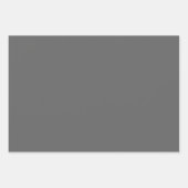 Tartan Grey White Pattern Elegant Inpakpapier Vel (Voorkant 3)