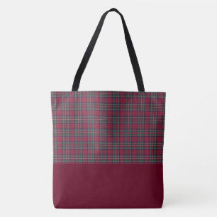 Tartan Grote Canvas tas
