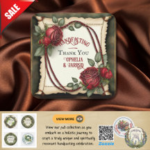 TARTAN HANDFASTING STICKERS VOOR FAVORIETE ENVELOP