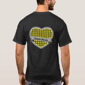 Tartan Hart Highland Dance logo Tee Shirt (Achterkant)