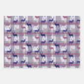 Tartan Hertengewei Hengstverjaardagsfeestje  Inpakpapier Vel (Voorkant 3)