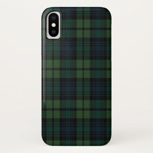Tartan Hoesje-Mate Barely Er is iPhone X Hoesje (Achterkant)