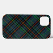 Tartan in blauw, oranje, groen Case-Mate iPhone case (Achterkant (horizontaal))