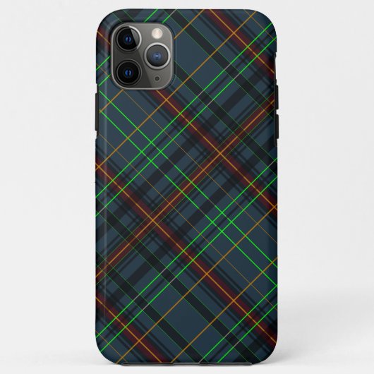 Tartan in blauw, oranje, groen... Case-Mate iPhone case (Achterkant)