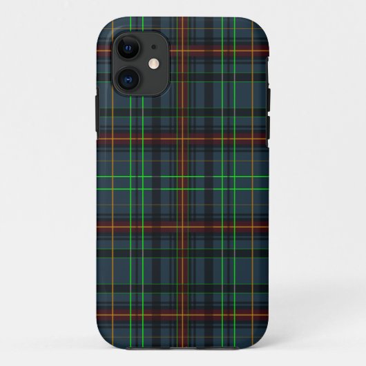 Tartan in blauw, oranje, groen... Case-Mate iPhone case (Achterkant)