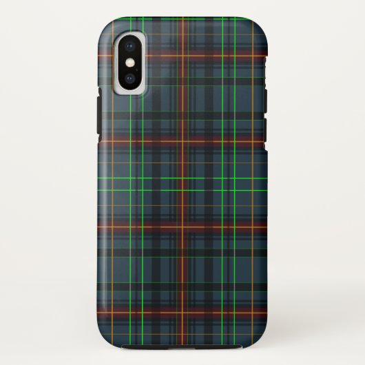 Tartan in blauw, oranje, groen... Case-Mate iPhone case (Achterkant)