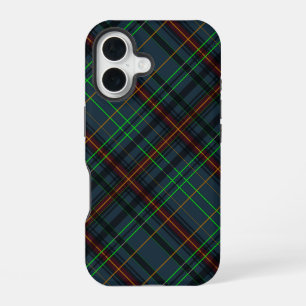 Tartan in blauw, oranje, groen... iPhone 16 hoesje