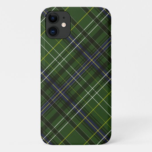 Tartan in groen Case-Mate iPhone case (Achterkant)