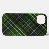 Tartan in groen Case-Mate iPhone case (Achterkant (horizontaal))