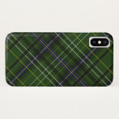 Tartan in groen Case-Mate iPhone case (Achterkant (horizontaal))