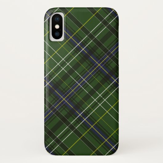 Tartan in groen Case-Mate iPhone case (Achterkant)