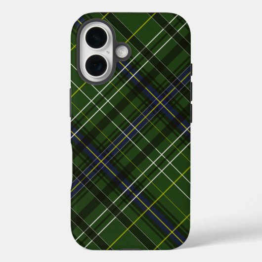 Tartan in groen Case-Mate iPhone case (Achterkant)