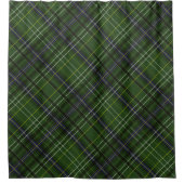 Tartan in groen douchegordijn (Voorkant)