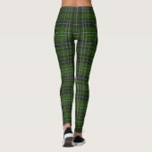 Tartan in groen leggings (Achterkant)
