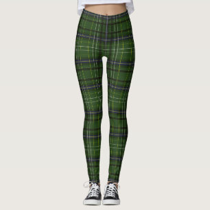 Tartan in groen leggings