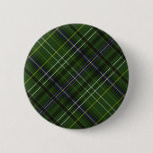 Tartan in groen ronde button 5,7 cm (Voorkant)