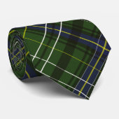 Tartan in groen stropdas (Opgerold)