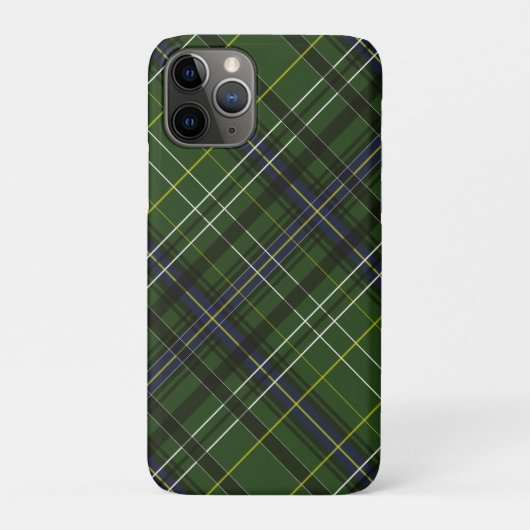 Tartan in het groen Case-Mate iPhone case (Achterkant)