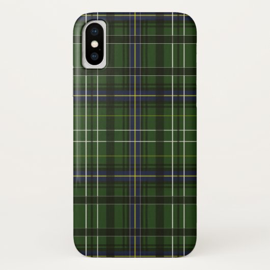 Tartan in het groen Case-Mate iPhone case (Achterkant)