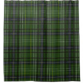 Tartan in het groen douchegordijn (Voorkant)