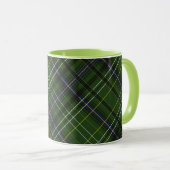 Tartan in het groen mok (Voorkant rechts)