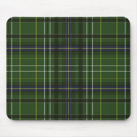 Tartan in het groen muismat (Voorkant)